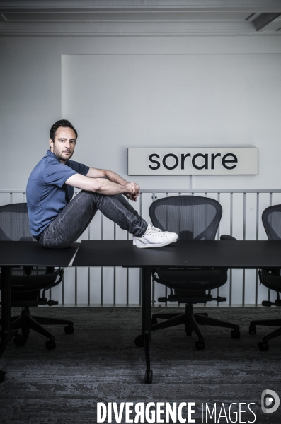 Portrait de nicolas julia, createur de sorare.