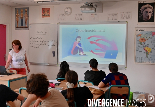 Heure de sensibilisation au harcèlement et au cyberharcèlement à l ecole
