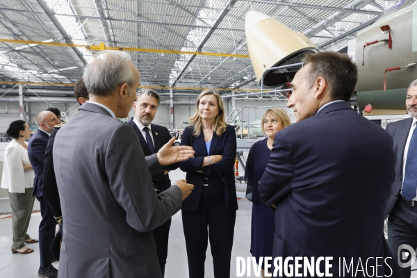 Yaël Braun-Pivet, Pdte de l Assemblée nationale visite une base militaire