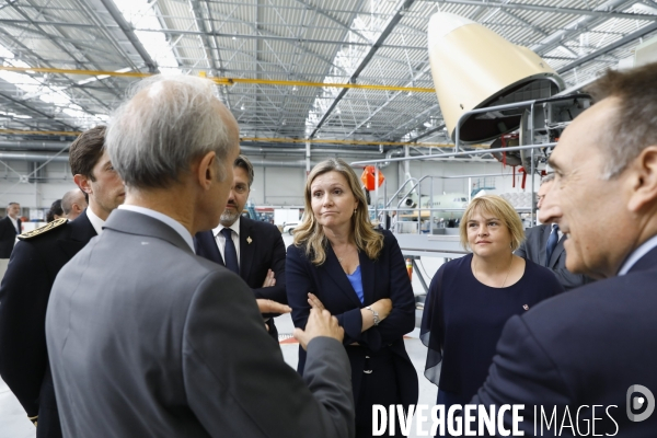 Yaël Braun-Pivet, Pdte de l Assemblée nationale visite une base militaire