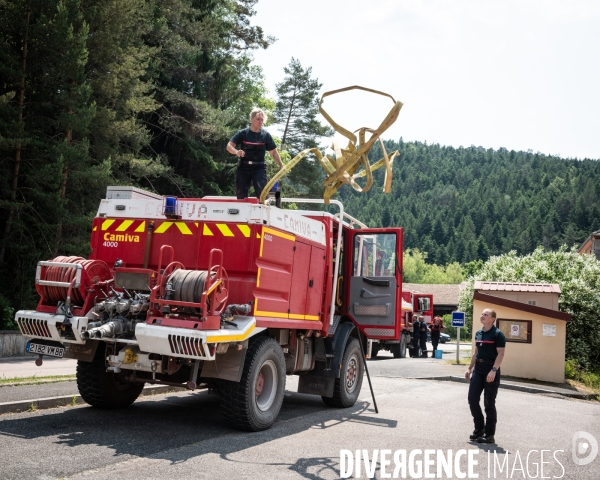 Feux de foret - Vosges