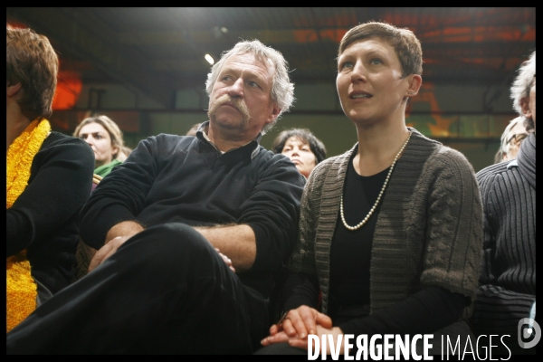 Meeting de europe-ecologie pour le lancement de la campagne des elections regionales 2010