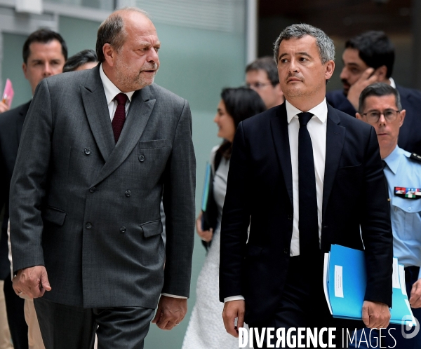Gérald darmanin avec éric dupond moretti