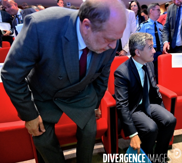 Gérald darmanin avec éric dupond moretti