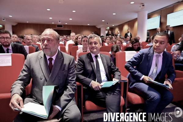 Gérald darmanin avec éric dupond moretti