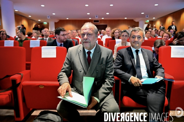 Gérald darmanin avec éric dupond moretti