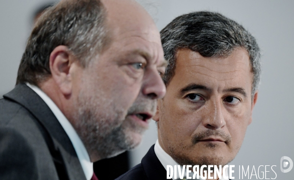 Gérald darmanin avec éric dupond moretti