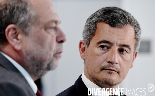Gérald darmanin avec éric dupond moretti