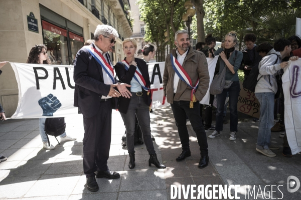 « Le 93 se soulève », manifestation devant le ministère de l éducation