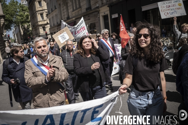 « Le 93 se soulève », manifestation devant le ministère de l éducation