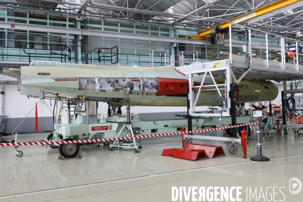 Construction du Rafale chez Dassault Aviation à Mérignac