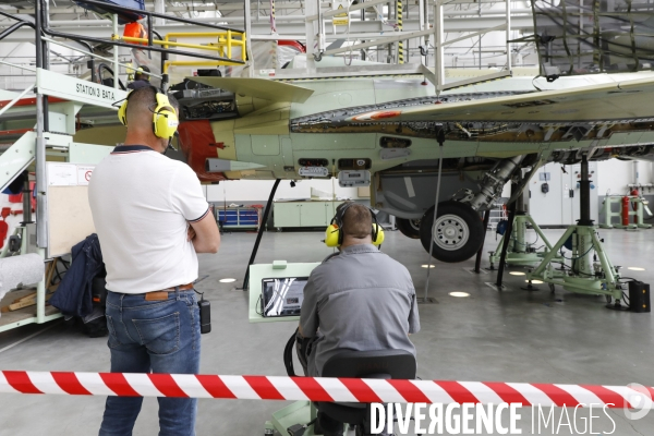 Construction du Rafale chez Dassault Aviation à Mérignac