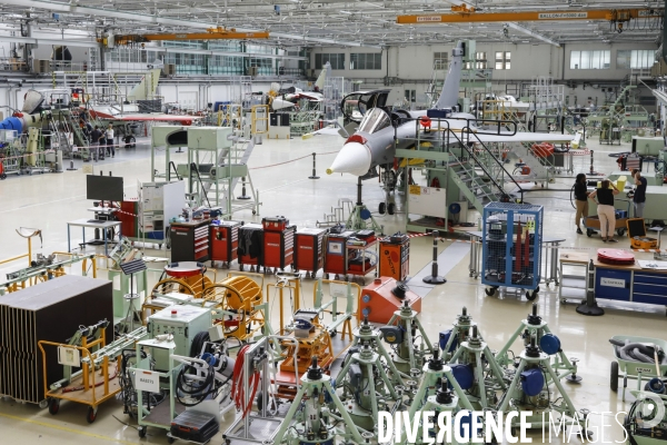 Construction du Rafale chez Dassault Aviation à Mérignac