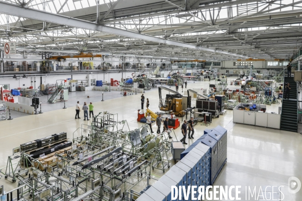 Construction du Rafale chez Dassault Aviation à Mérignac