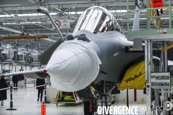 Construction du Rafale chez Dassault Aviation à Mérignac