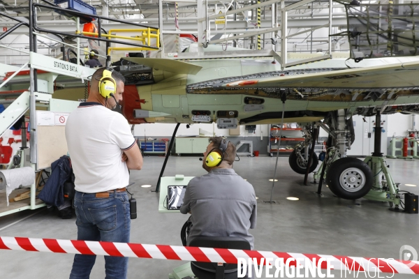 Construction du Rafale chez Dassault Aviation à Mérignac