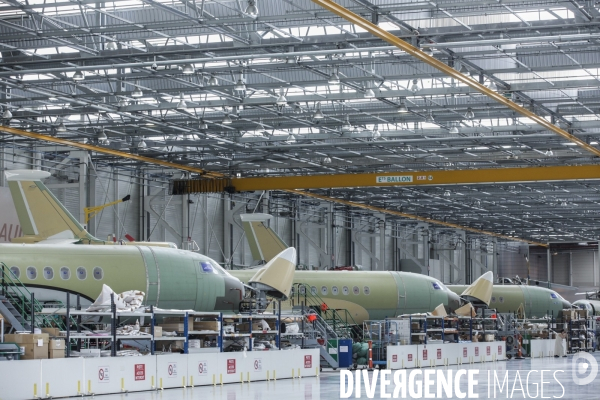 Construction du Rafale chez Dassault Aviation à Mérignac