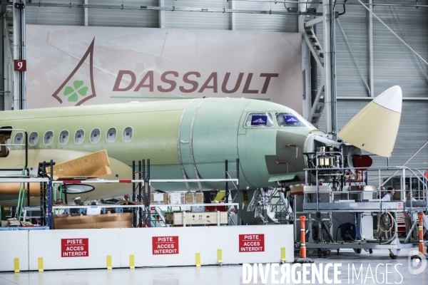 Construction du Rafale chez Dassault Aviation à Mérignac