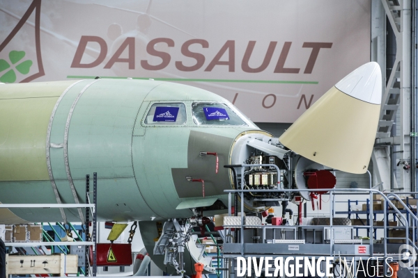 Construction du Rafale chez Dassault Aviation à Mérignac