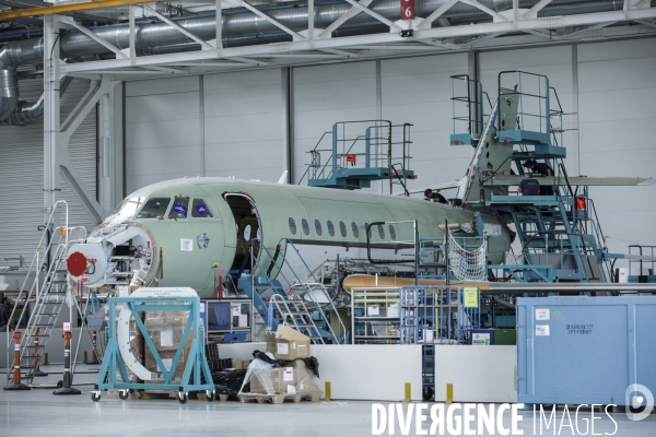 Construction du Rafale chez Dassault Aviation à Mérignac