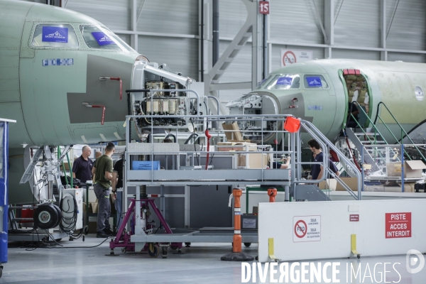 Construction du Rafale chez Dassault Aviation à Mérignac