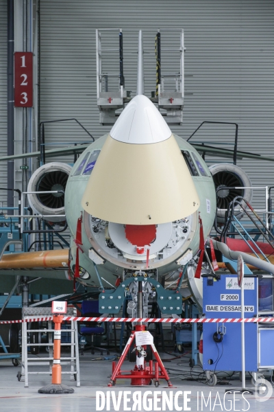 Construction du Rafale chez Dassault Aviation à Mérignac