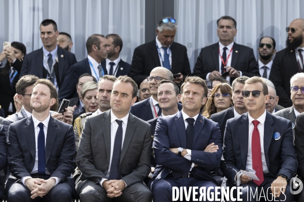 Emmanuel Macron inaugure la 54ème édition du Salon du  Bourget
