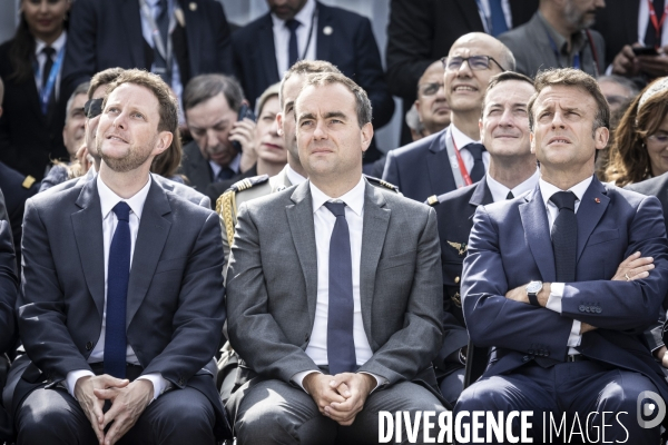 Emmanuel Macron inaugure la 54ème édition du Salon du  Bourget