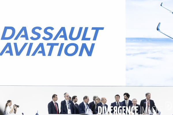 Emmanuel Macron inaugure la 54ème édition du Salon du  Bourget