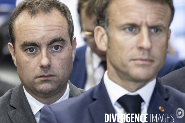 Emmanuel Macron inaugure la 54ème édition du Salon du  Bourget