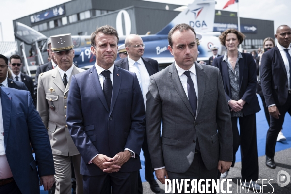 Emmanuel Macron inaugure la 54ème édition du Salon du  Bourget