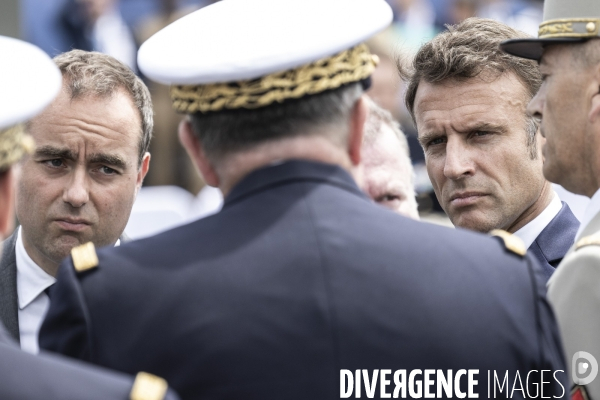 Emmanuel Macron inaugure la 54ème édition du Salon du  Bourget