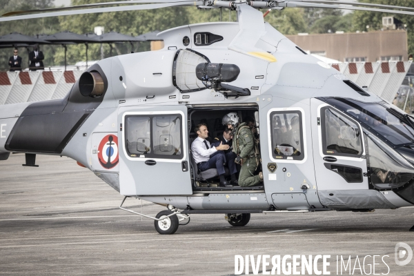 Emmanuel Macron inaugure la 54ème édition du Salon du  Bourget
