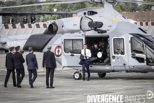 Emmanuel Macron inaugure la 54ème édition du Salon du  Bourget