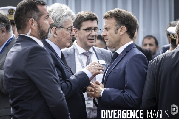Emmanuel Macron inaugure la 54ème édition du Salon du  Bourget