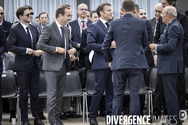 Emmanuel Macron inaugure la 54ème édition du Salon du  Bourget