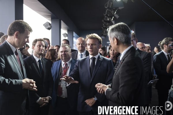 Emmanuel Macron inaugure la 54ème édition du Salon du  Bourget