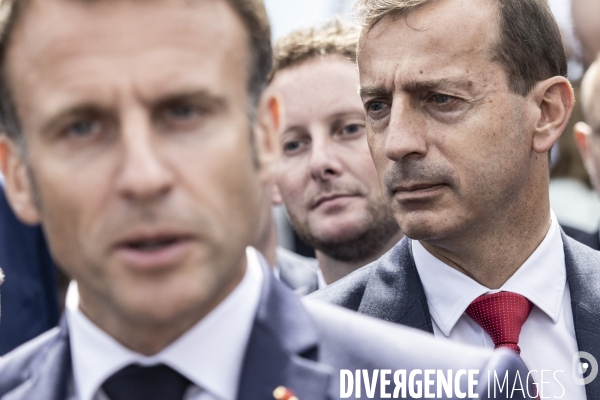 Emmanuel Macron inaugure la 54ème édition du Salon du  Bourget