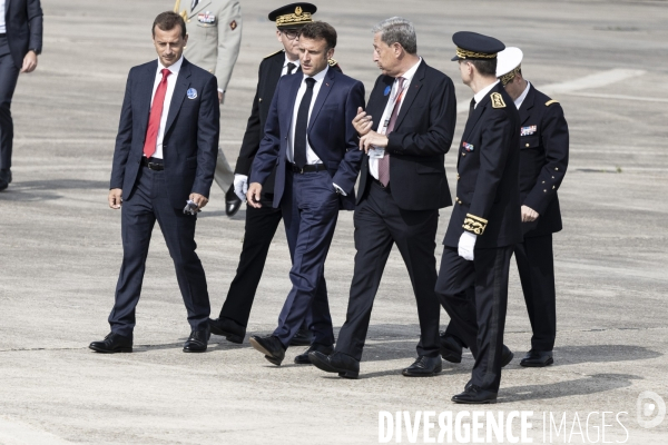 Emmanuel Macron inaugure la 54ème édition du Salon du  Bourget