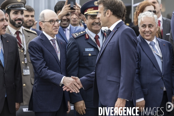 Emmanuel Macron inaugure la 54ème édition du Salon du  Bourget