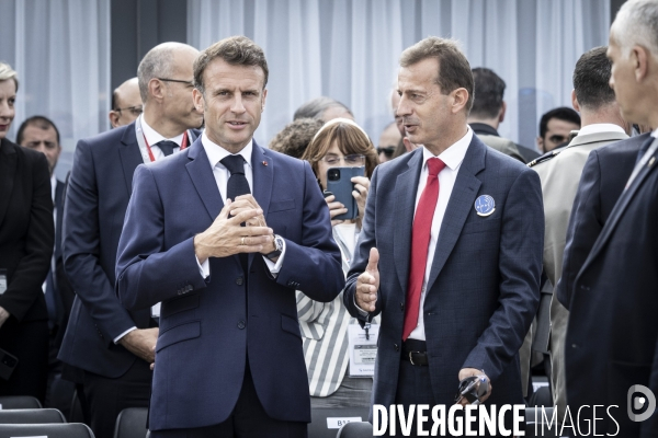 Emmanuel Macron inaugure la 54ème édition du Salon du  Bourget