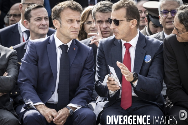 Emmanuel Macron inaugure la 54ème édition du Salon du  Bourget