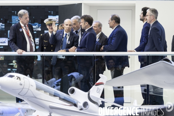 Emmanuel Macron inaugure la 54ème édition du Salon du  Bourget