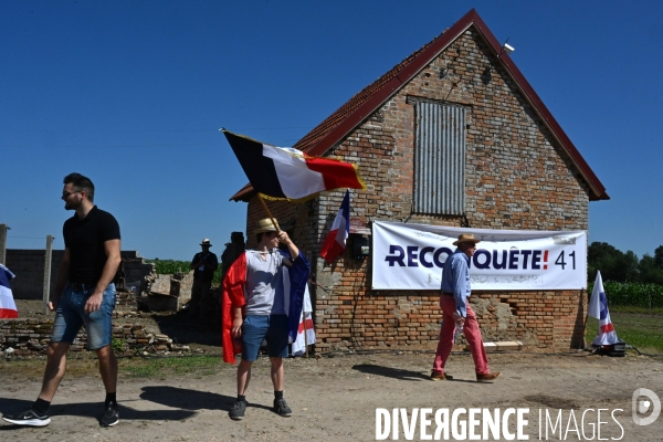 La fete de la violette rassemblement du mouvement Reconquete