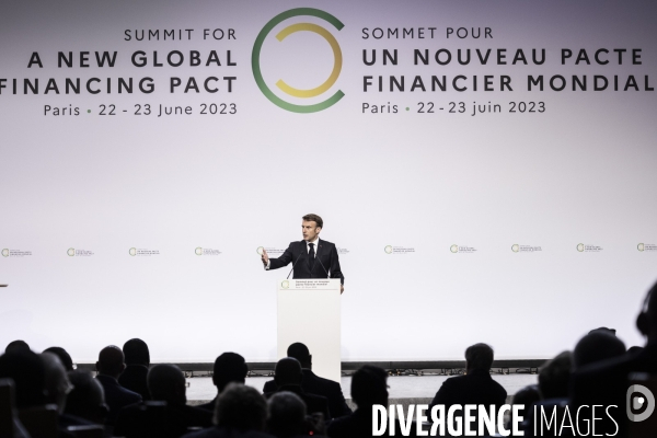 Sommet pour un nouveau pacte financier mondial