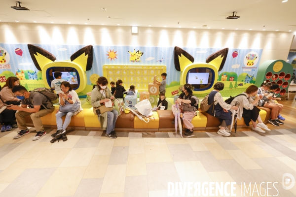 Pokemon center, snoopy town, kiddyland tokyo