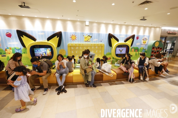 Pokemon center, snoopy town, kiddyland tokyo