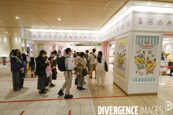 Pokemon center, snoopy town, kiddyland tokyo