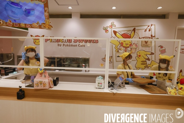 Pokemon center, snoopy town, kiddyland tokyo