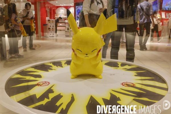 Pokemon center, snoopy town, kiddyland tokyo